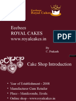 Eroded cake shop specializing in buttercream and novelty cakes