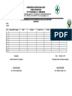 Daftar Pemeriksaan Makanan