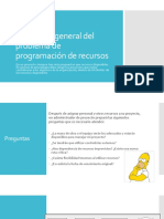 1.1 Panorama General Del Problema de Programación de Recursos