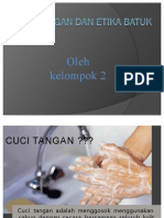 Cuci Tangan Dan Etika Batuk KLMPK 2