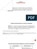 Prueba de Hipotesis para La Diferencia de Medias, de Proporciones y de Varianzas