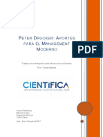 Peter Drucker - Aportes para El Management Moderno