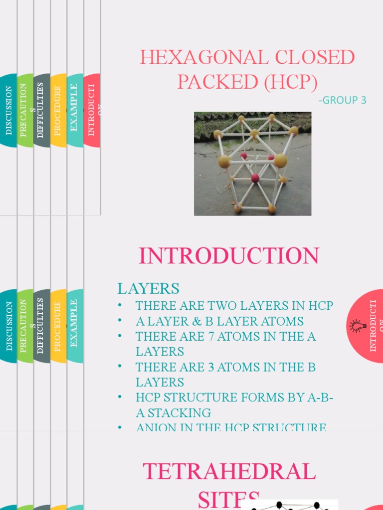 Understanding HCP Crystal Structure | PDF | Materials | Chemistry