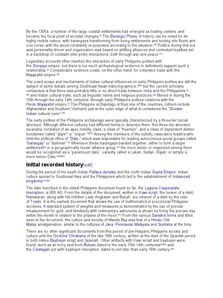 Earliest Document of Mathematics in Pre-Colonial Philippines | PDF ...