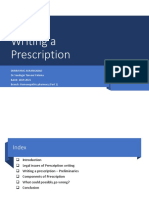 Writing A Prescription PDF