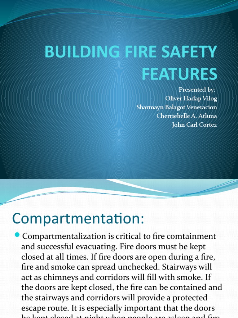 Essential Fire Safety Features in Buildings | PDF