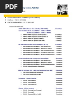 SAP Course Outline ECC6