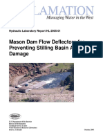 HL-2005-01 Mason Dam Flow Deflectors For Preventing Stilling Basin Abrasion Damage