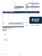 Proforma Invoice: Customer Ship To Shipping Details