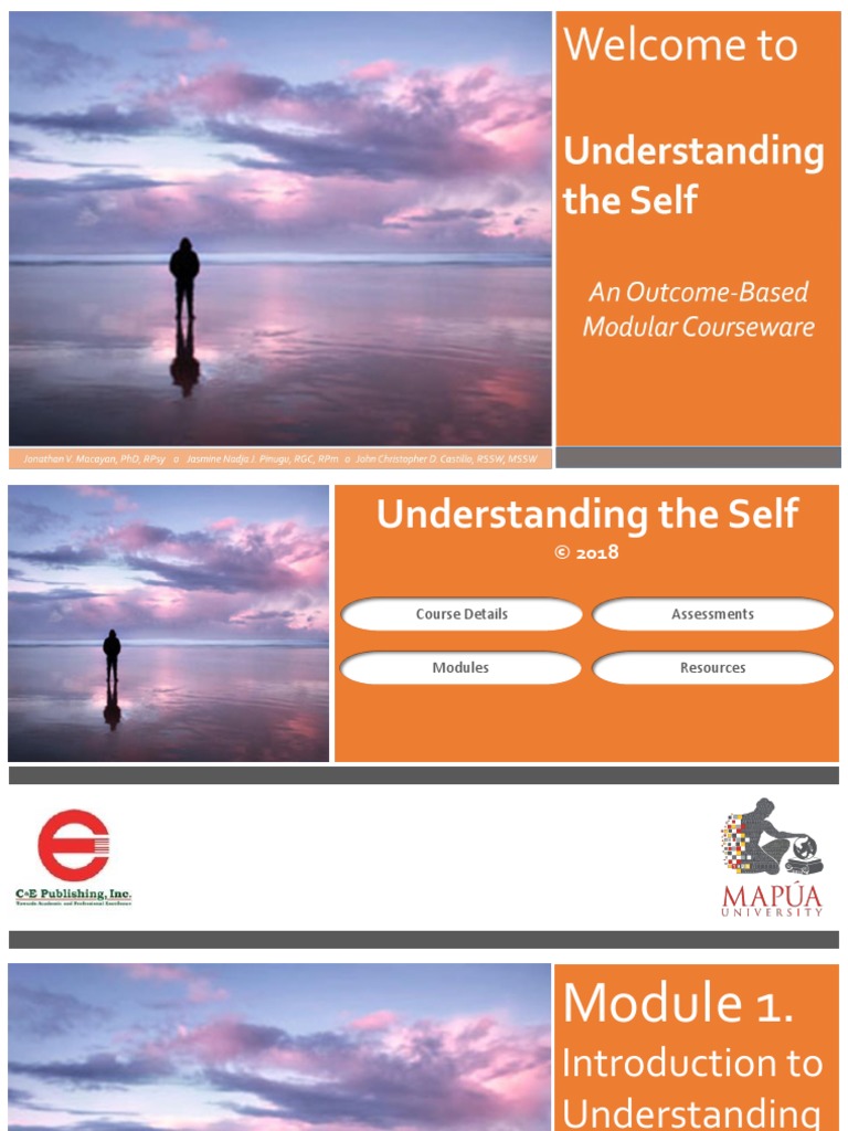 Introduction To Understanding The Self | PDF | Philosophy Of Self ...