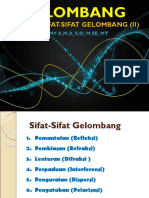Materi IX Gelombang Sifat Sifat Gelombang II PDF