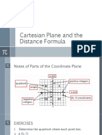 Cartesian Plane and The Distance Formula