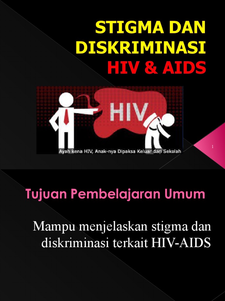 Stigma Dan Diskriminasi Hiv Aids | PDF