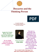 Rene Descartes and The Thinking Person: Dr. Lionel E. Buenaflor Head-Batangas Heritage Center University of Batangas