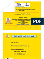 Analysis of PAH's in Food