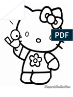 Mewarnai Gambar Hello Kitty PDF