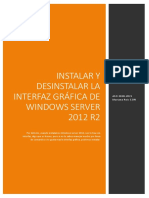 Instalar y Desinstalar La Interfaz Gráfica de Windows Server 2012