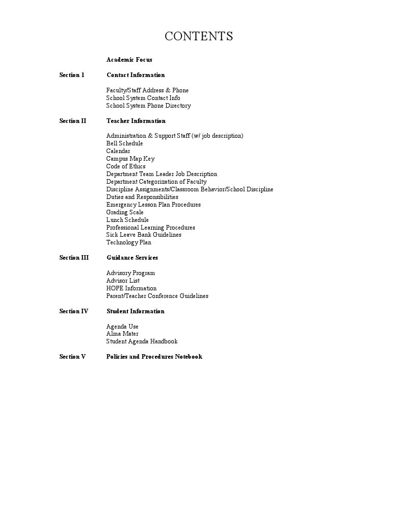 School Faculty and Student Handbook | PDF