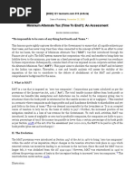 Text of Guidance Note On Accounting of Mat Credit. | PDF | Deferred Tax ...