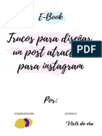 E-Book - Trucos para Diseñar Un Post Atractivo para Instagram