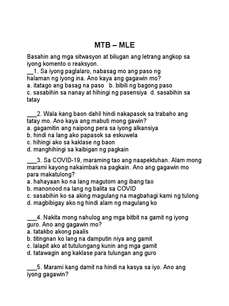 MTB - Mle | PDF