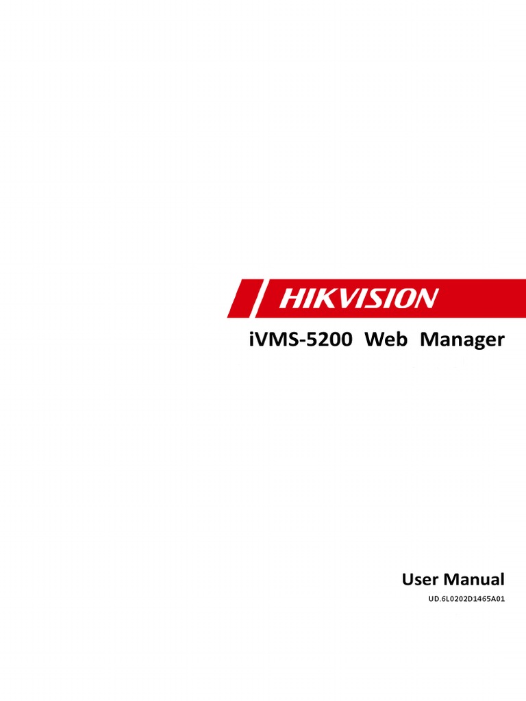 iVMS-5200 Web Manager: User Manual | PDF | Online And Offline ...