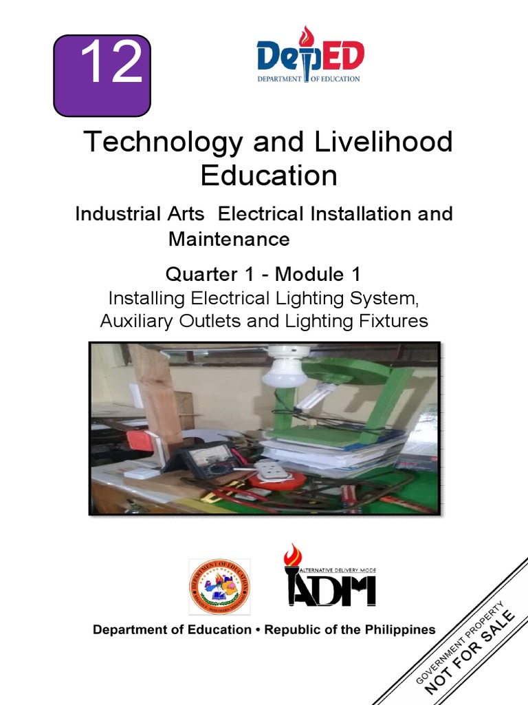 Technology and Livelihood Education Industrial Arts Electrical
