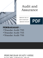 Audit Minggu Ke-14 SA 700 SA 705 SA 706