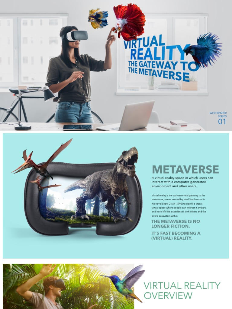 Virtual Reality: Gateway to the Metaverse | PDF | Virtual Reality ...