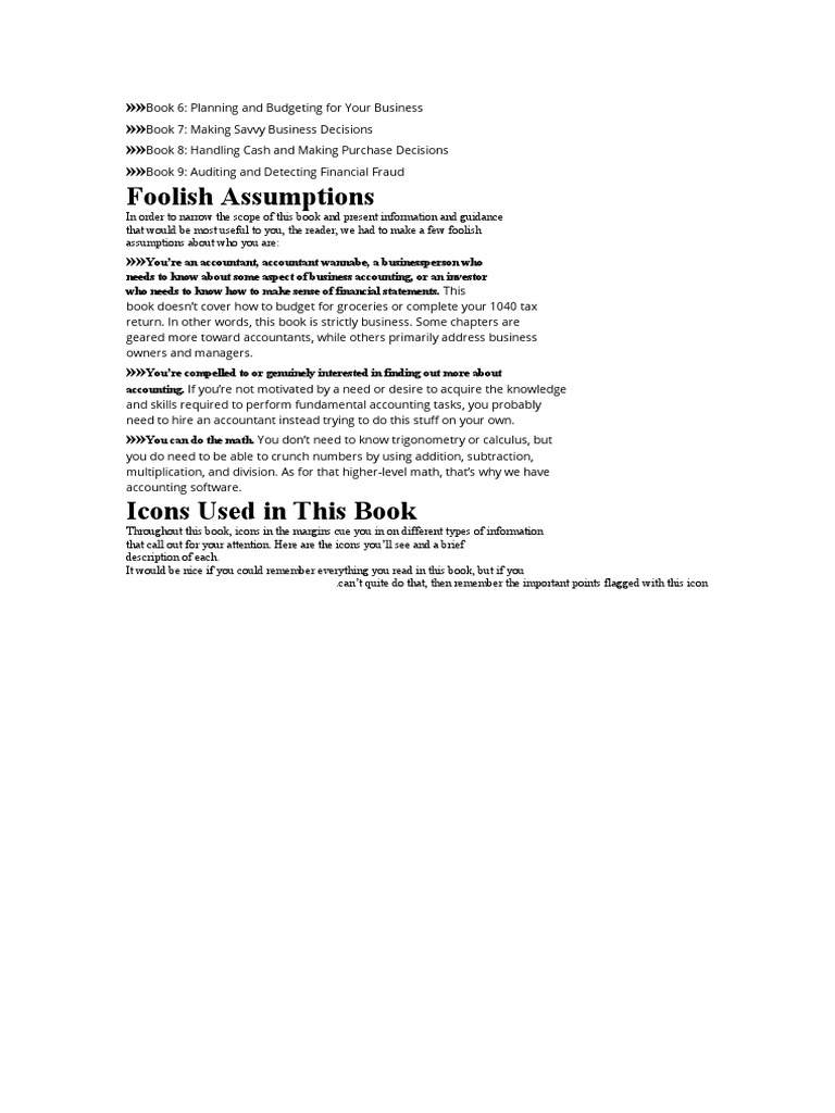 Business Accounting Essentials Guide | PDF | Finance & Money Management ...