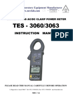 TES3060 Manual PDF