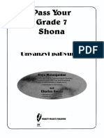 Pass Your Grade 7 Shona PDF