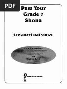 Pass Your Grade 7 Shona PDF