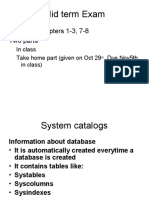 Mid Term Exam: COVERS Chapters 1-3, 7-8 Two Parts