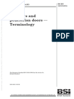 (BS EN 12519 - 2004) - Windows and Pedestrian Doors. Terminology PDF