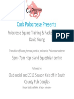 Cork Polocrosse Presents Equine Training & Racquet Skills With David Young