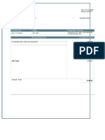 Invoice # 002 - EE Professional Fees Inspections