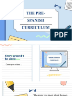 Foe-The Pre-Spanish Curriculum