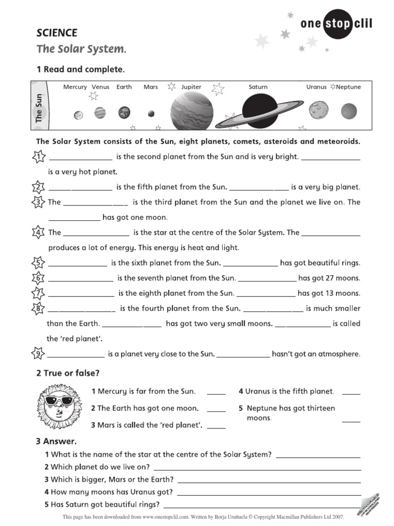 SC - Planets - The Solar System - SWTN | PDF | Solar System | Planets