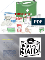First Aid: By: Sem. Winmark S. Perdigan