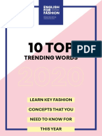 10 TOP TRENDING WORDS AND FASHION CONCEPTS FOR THIS YEAR