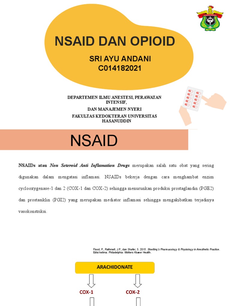 NSAID dan Opioid: Penggunaan dan Efek | PDF