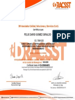 Certificado Dracsst 1947