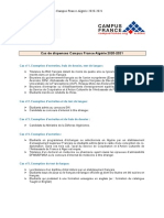 Cas de Dispenses Campus France Algérie 2021 PDF