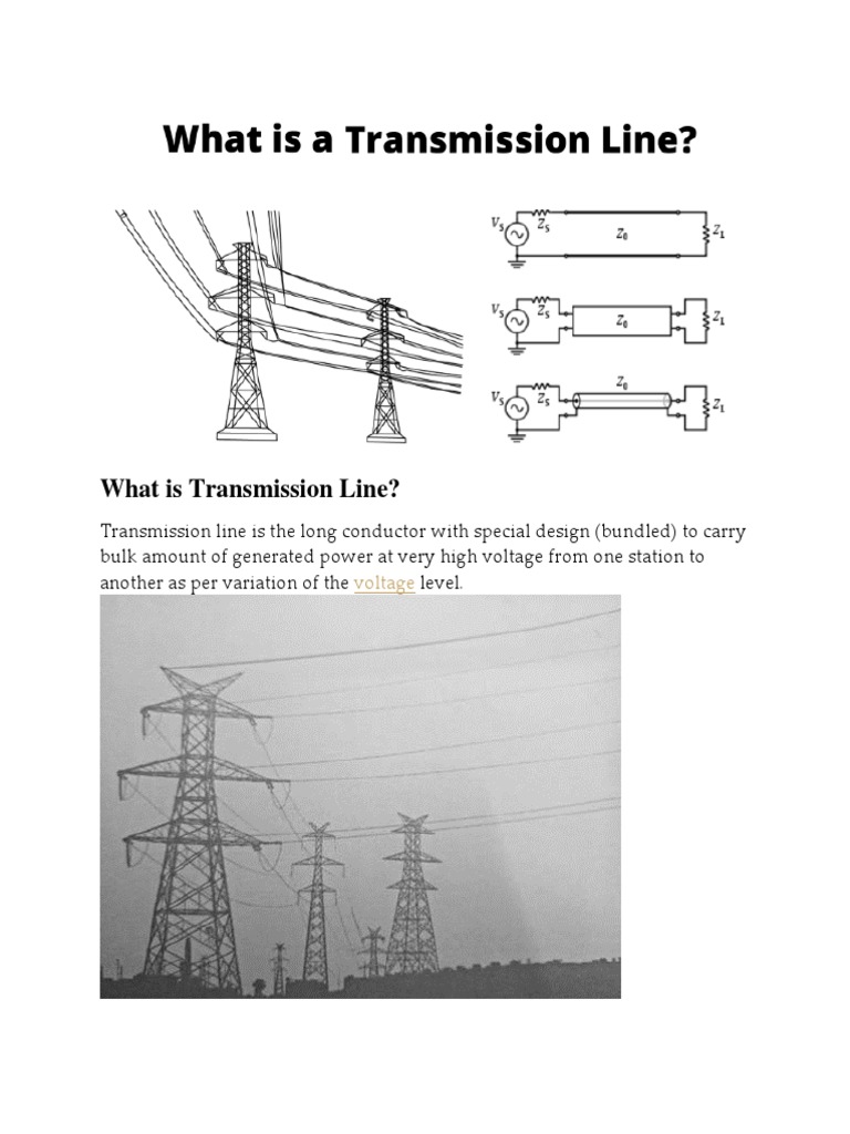 Transmission Lines PDF Electric Power Transmission Capacitor