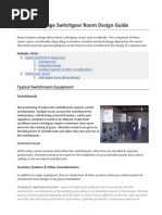 Switch Room Design Guide | PDF | Switch | Power Engineering