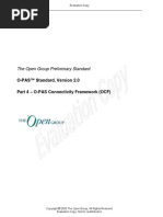 The Open Group Preliminary Standard: O-PAS™ Standard, Version 2.0 - O-PAS Connectivity Framework (OCF)