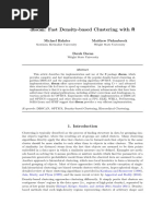 Dbscan: Fast Density-Based Clustering With R: Michael Hahsler Matthew Piekenbrock