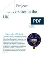 Project:: Universities in The UK