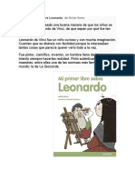 Mi Primer Libro Sobre Leonardo:, de Núria Homs